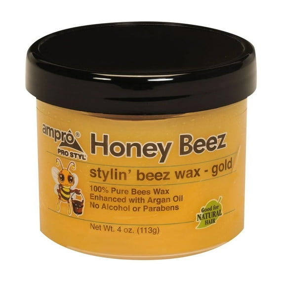Ampro Honey Beez Stylin Beez Waxgold, 4 Oz., Pack of 24