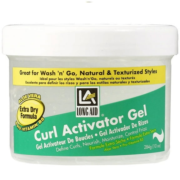 Ampro Long Aid Curl Activator Gel, Extra Dry Formula, 10.5 Oz.