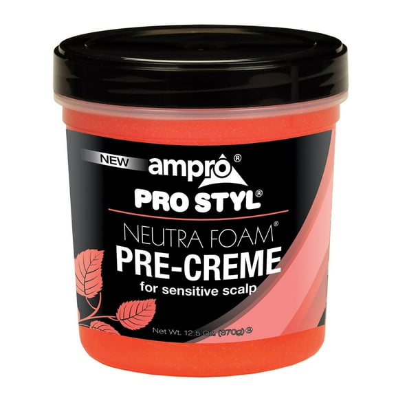 Ampro Pre-Creme Base for Sensitive Scalp, Hair Wax, 12.5 oz