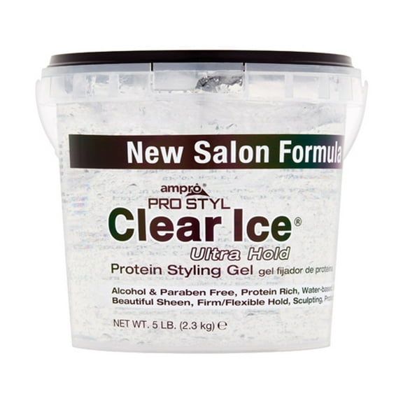 Ampro Pro Styl Clear Ice Ultra Hold Protein Hair Styling Gel, 5 Lb