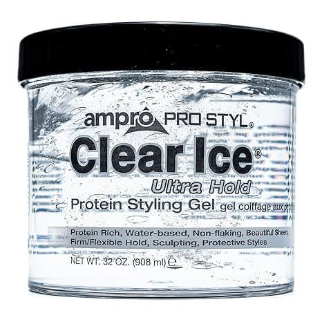 Ampro Pro Styl Clear Ice Ultra Hold Protein Styling Gel, 32 oz