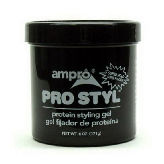 Ampro Pro-Styl Protein Hair Gel, Super Hold - 6 Oz, 6 Pack