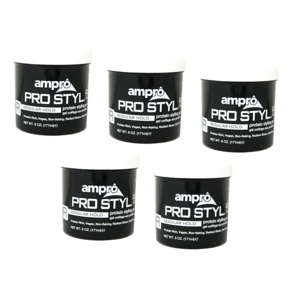 Ampro Pro Styl Regular Hold Protein Styling Gel, 6 oz. - Pack of 5