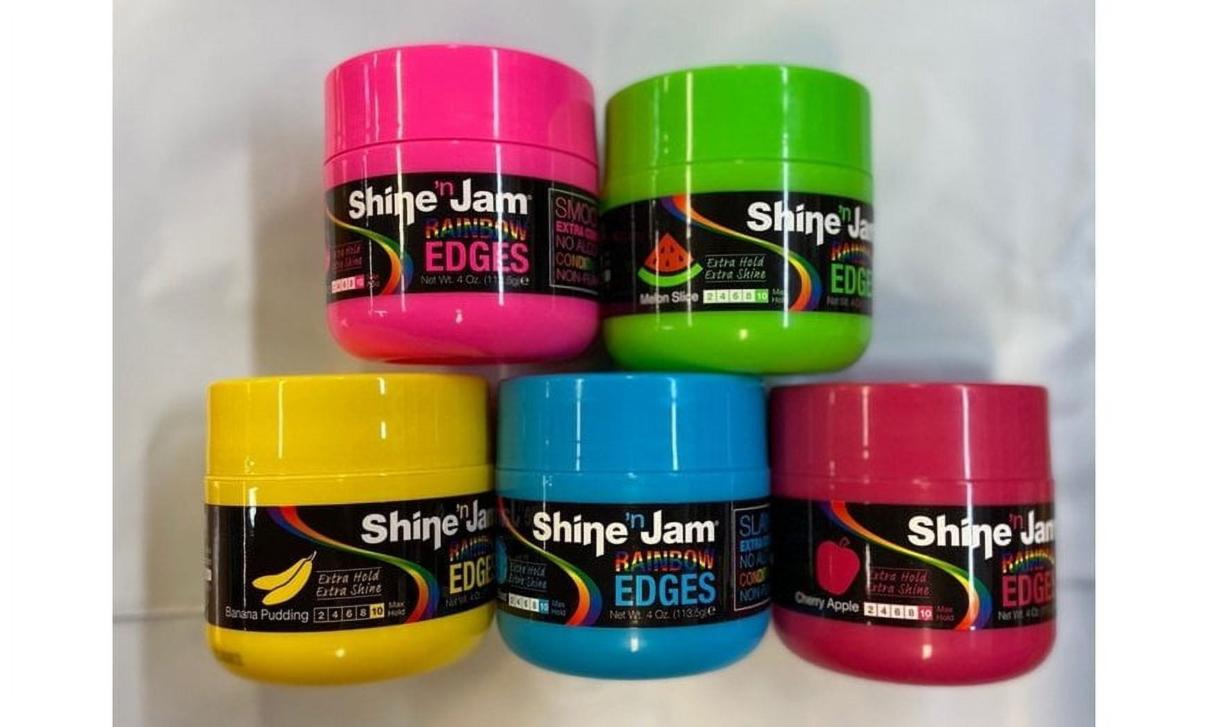 Ampro SHINE N JAM Rainbow Edges Extra Hold and Shine 4oz