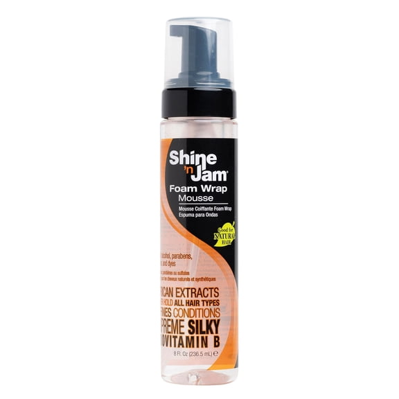 Ampro Shine-N-Jam Foam Wrap Mousse, 8 Oz