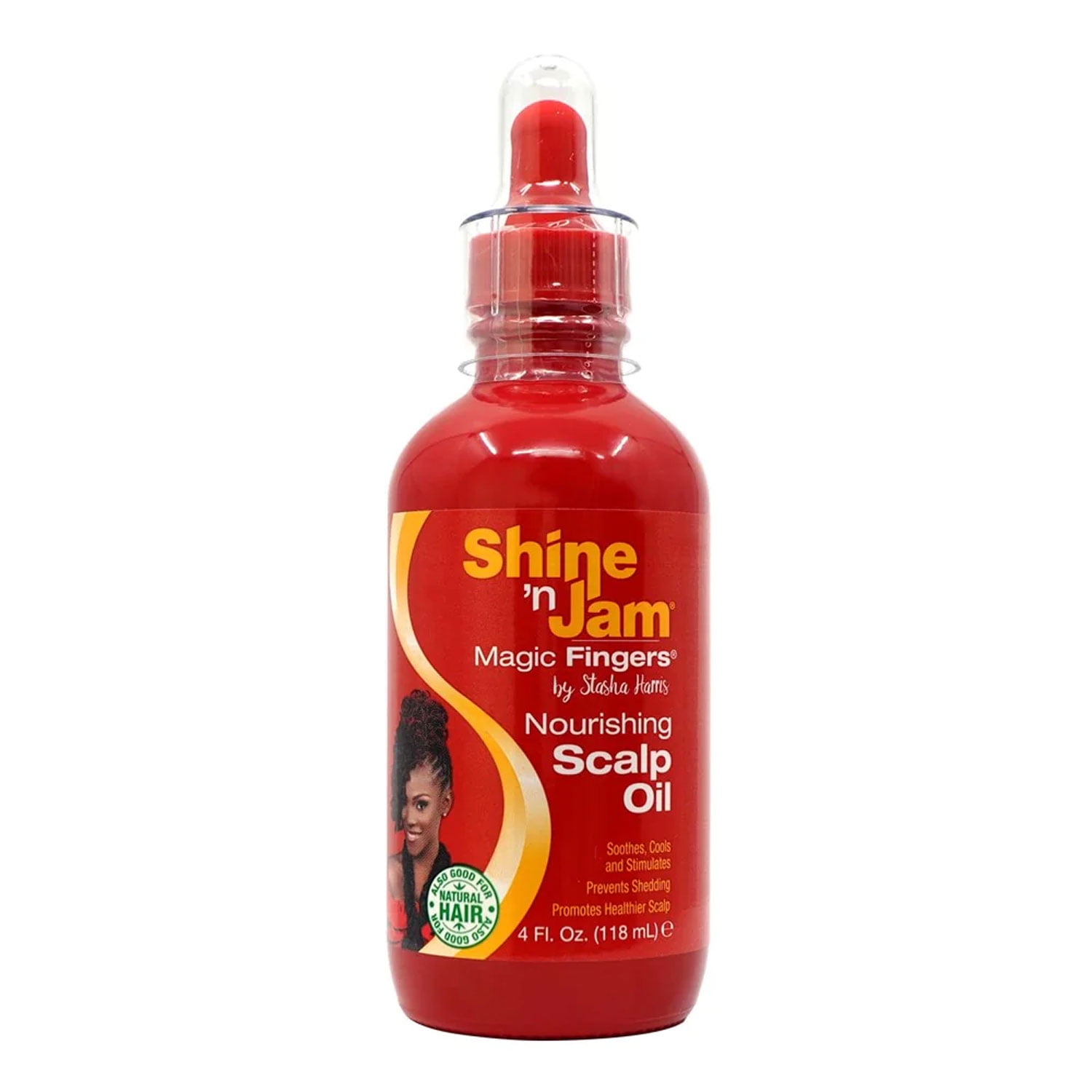 AMPRO Shine 'n Jam Magic Fingers Nourishing Scalp Oil (4oz) AMPRO Shine 'n Jam Magic Fingers Nourishing Scalp Oil (4oz)