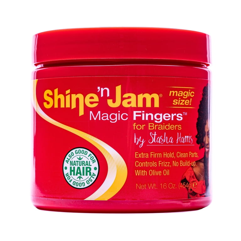 Ampro, Shine N Jam Magic Fingers, 16 oz, For Braiders - Walmart.com