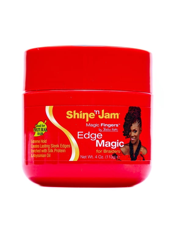 Ampro Shine 'n Jam® Magic Fingers® Edge Magic Gel, Frizz Control, 4 oz., Female