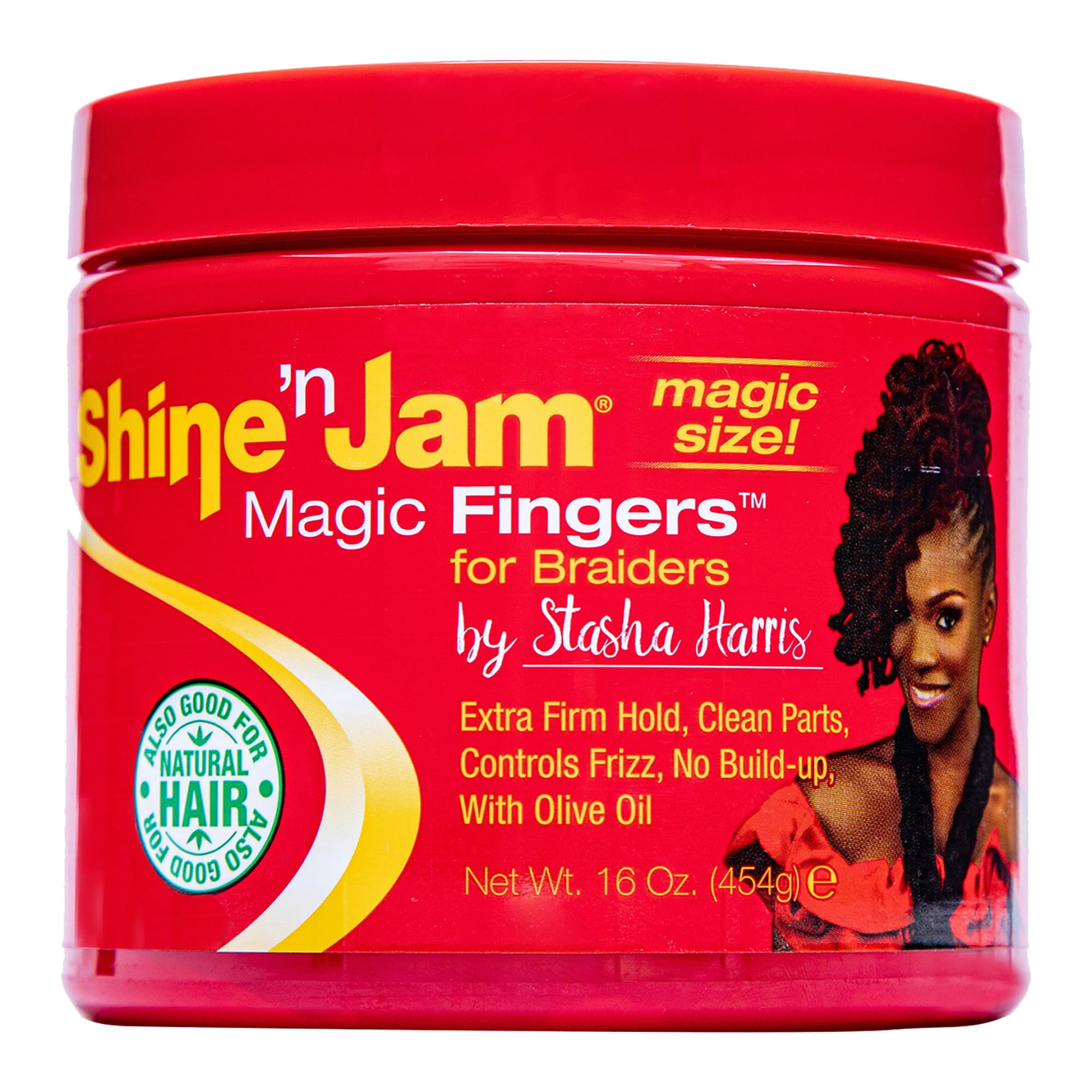 Ampro ShinenJam Magic Fingers Gel for Braids, Hair Styling Gel, 16 oz