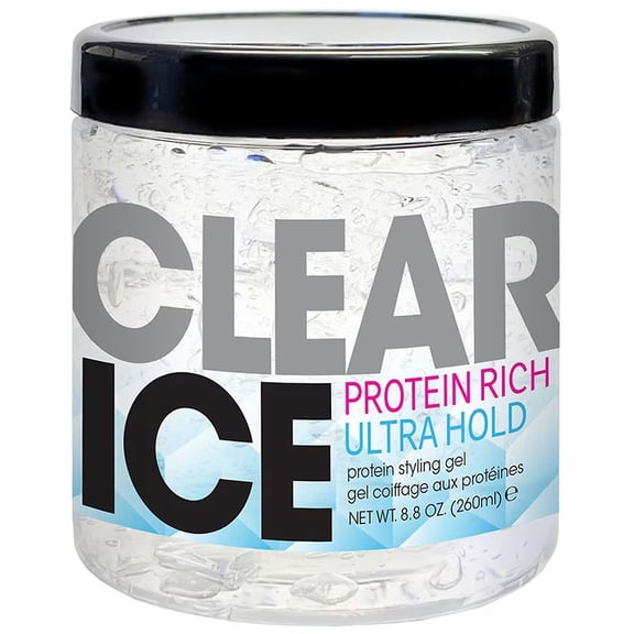 Ampro Ultra Hold Protein Clear Ice Styling Gel, 8.8 Oz, Pack of 6