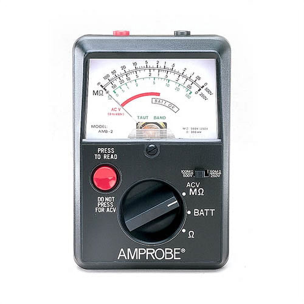 Amprobe AMB2 Analog Megohmmeter Insulation Resistance Tester. 250V