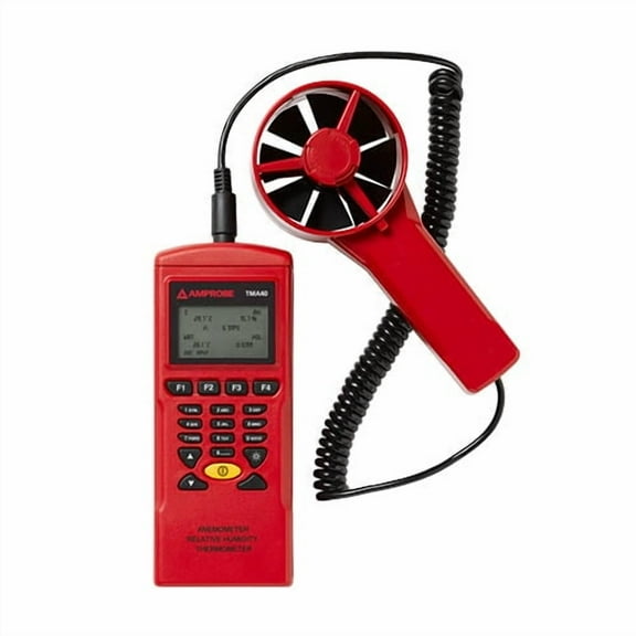 Amprobe TMA40-A 3 in 1 Datalogging Anemometer with Air Velocity/Volume, Temperature and Humidity
