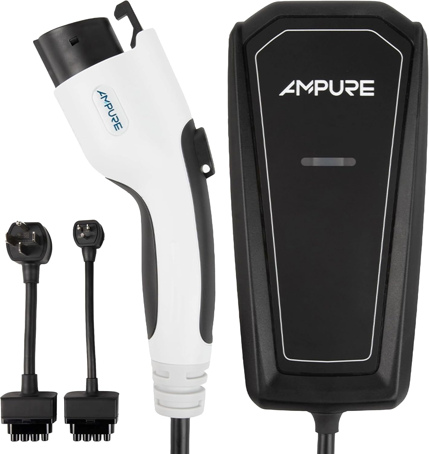 Ampure Go Level 2 Portable EV Charger, 32 Amp, SAE J1772, NEMA 14-50 Plug, 20ft Cable, Compatible with All J1772 EVs