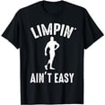 thumbnail image 1 of Amputated Leg Pun Prosthesis Joke T-Shirt, 1 of 3