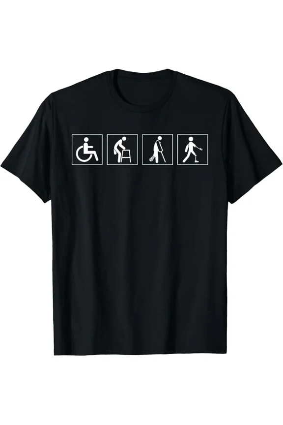 Amputee Assembly Recovery Support Graphic T-shirt