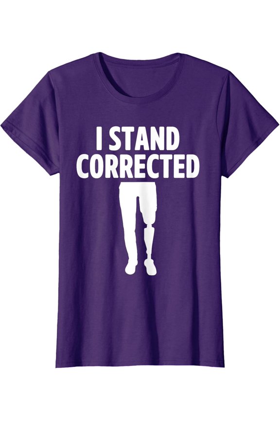 Amputee Corrected Leg Arm Recovery Ladies' Crewneck T-Shirt All Size S-5XL