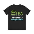 thumbnail image 1 of Amputee Humor TShirt “Extra assembly required V2” Crew Neck, 1 of 5