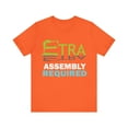thumbnail image 1 of Amputee Humor TShirt “Extra assembly required V2” Crew Neck, 1 of 5