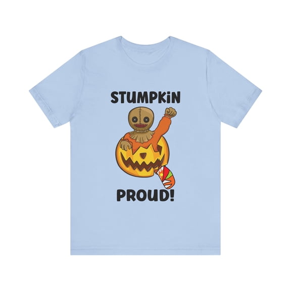 Amputee Humor TShirt “Stumpkin Proud V1” Crew Neck Amputee Gift