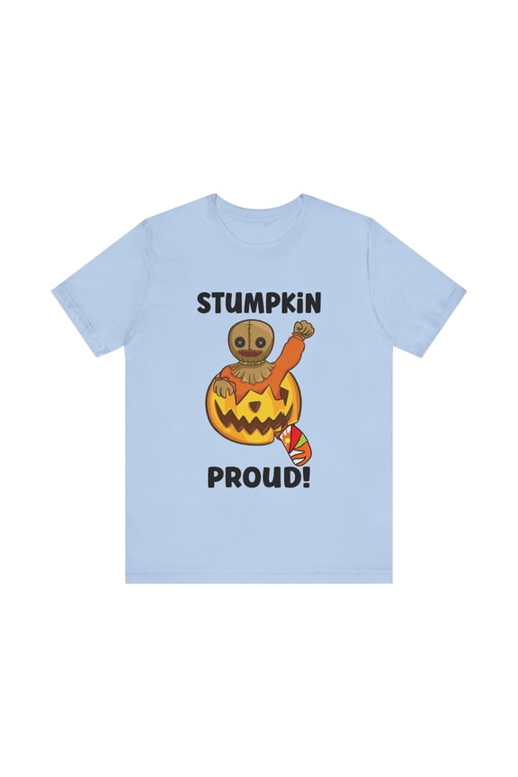 Amputee Humor TShirt “Stumpkin Proud V1” Crew Neck Amputee Gift