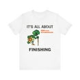thumbnail image 1 of Amputee Humor TShirt “Turtle Finish Line V1” Crew Neck Funny Shirt, 1 of 5