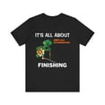 thumbnail image 1 of Amputee Humor TShirt “Turtle Finish Line V1” Crew Neck Funny Shirt, 1 of 5