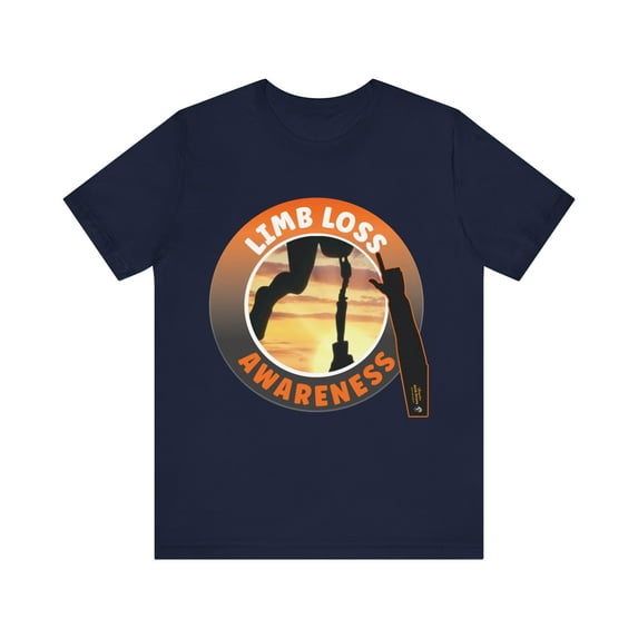 Amputee Limb Loss Shirt “Limb Loss Awareness 2024” Crew Neck T-Shirt