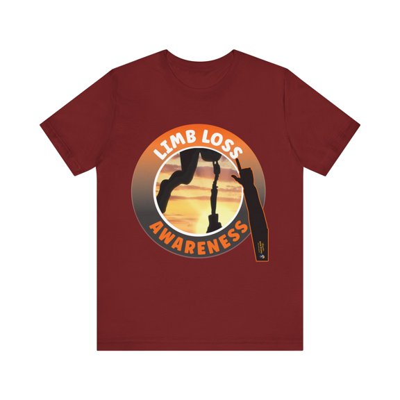 Amputee Limb Loss Shirt “Limb Loss Awareness 2024” Crew Neck T-Shirt