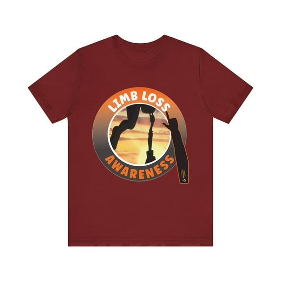 Amputee Limb Loss Shirt “Limb Loss Awareness 2024” Crew Neck T-Shirt