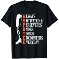 thumbnail image 1 of Amputee Quote Funny Leg Prosthetic Legged Surgery Graphic T-Shirt, 1 of 4