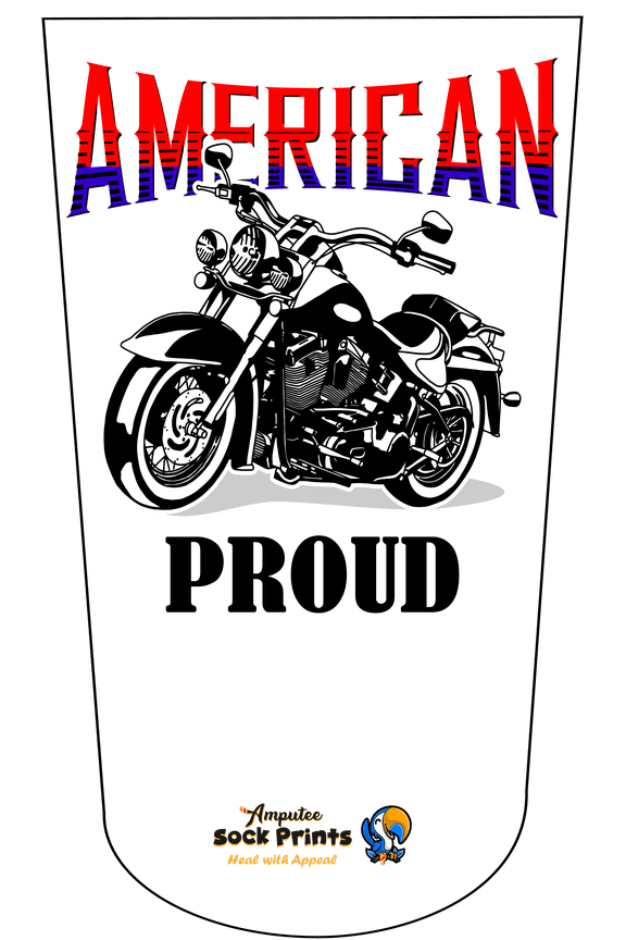 Amputee Sock "American Pride Ride V1"