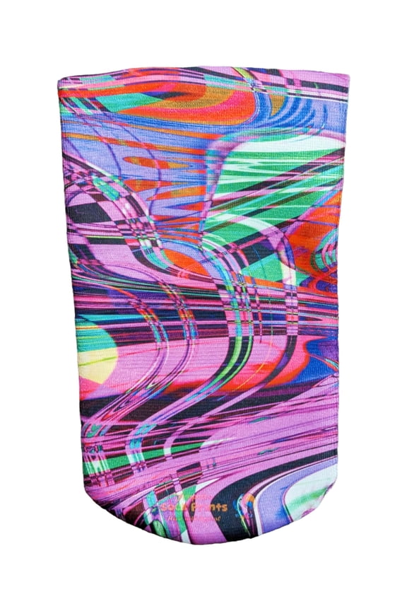 Amputee Sock, Bold rich pattern V10 amputee sock