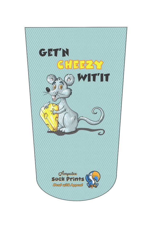 Amputee Sock, Getn Cheezy with it, 3Ply stump sock
