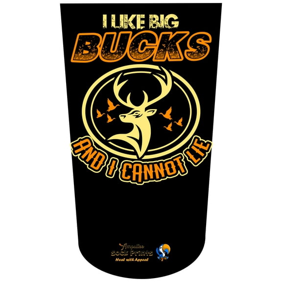 Amputee Sock, I like big bucks V1, 3Ply stump sock