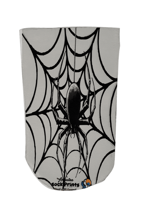 Amputee Sock , "Spider Web Get Ready V1", 3PLY Residual Wound, Over Shrinker Sock