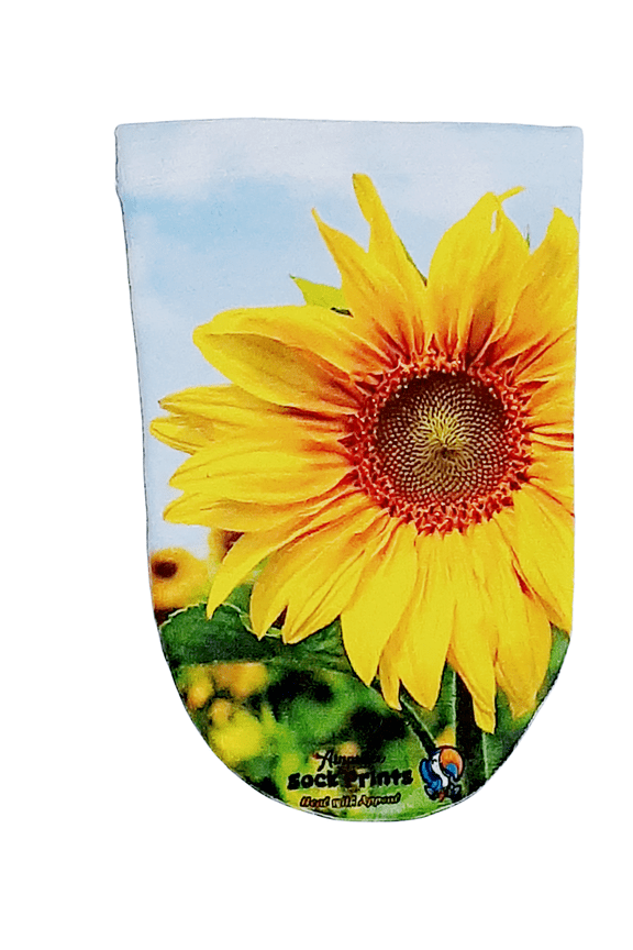 Amputee Sock "Sunflower Upclose V1"