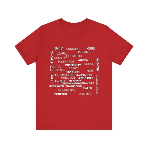 Amputee TShirt “Words of Encouragement V2” Inspirational shirt