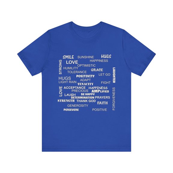 Amputee TShirt “Words of Encouragement V2” Inspirational shirt