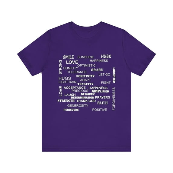 Amputee TShirt “Words of Encouragement V2” Inspirational shirt