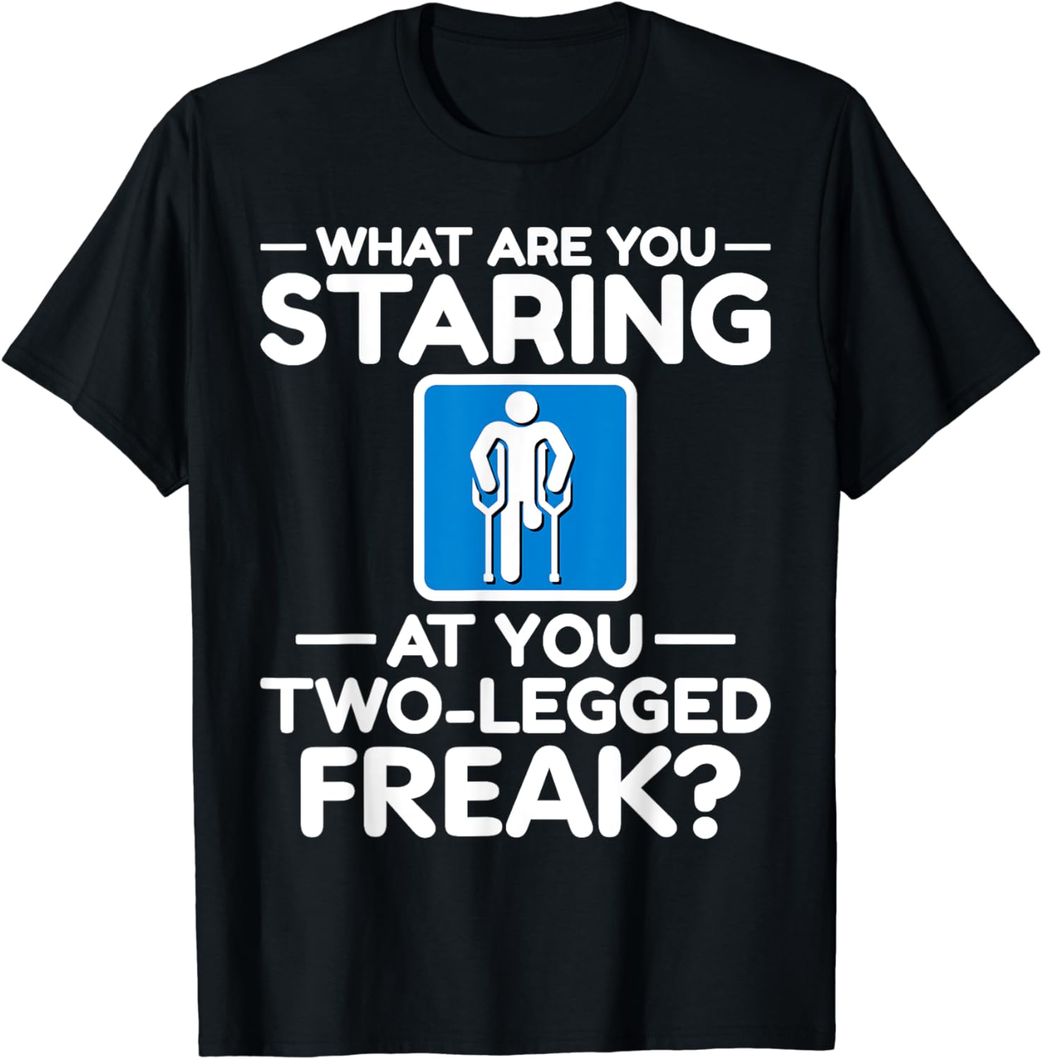 Amputee Warrior Prosthetic Leg Joke Amputation TShirt