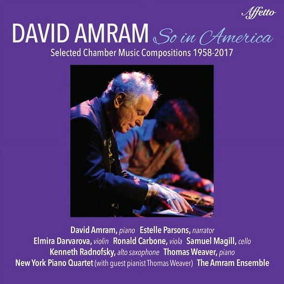 Amram / Parsons - So in America - Music & Performance - CD