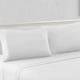 thumbnail image 1 of Amrapur Overseas 4-Piece Bright Solid Microfiber Adult Sheet Set, White, Queen, 1 of 4