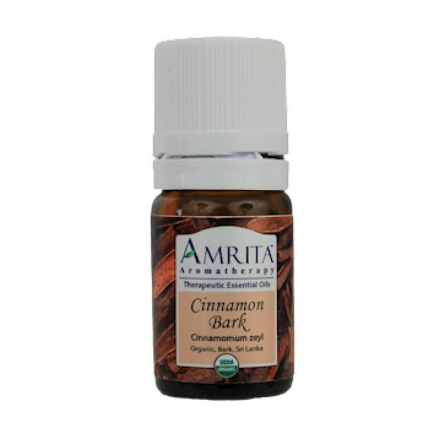Amrita Aromatherapy Cinnamon Bark Supports Brain Function, Pain Relieving, Warming, Antiseptic 5 ml ME