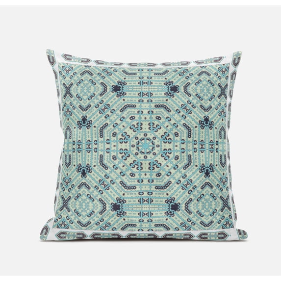 Amrita Sen Blown And Closed Pillow With Dark Purple White CAPL452FSDS-BL-20x20