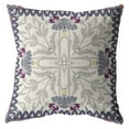 thumbnail image 1 of Amrita Sen Frame Double Sided Suede Zippered Pillow With Gray CAIPL4FSDS18X18, 1 of 4