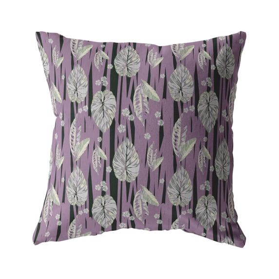 Amrita Sen Broadcloth Zippered Pillow In Pink And White CAPL105BrCDS-ZP-20x20