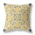 thumbnail image 1 of Amrita Sen Broadcloth Zippered Pillow In Yellow Blue Finish CAPL288BrCDSZP16x16, 1 of 5