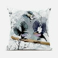 thumbnail image 1 of Flying Birds Indoor/Outdoor Pillow with Removable Cover in White Gray Black16x16, 1 of 5