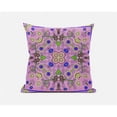 thumbnail image 1 of Amrita Sen Designs  16 x 16 in. Paisley Pattern Square Broadcloth Indoor & Outdoor Zippered Pillow - Pink, Blue & Green, 1 of 5