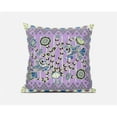 thumbnail image 1 of Amrita Sen Designs  16 x 16 in. Pond Peacock Broadcloth Indoor & Outdoor Zippered Pillow - Purple, Green & Yellow, 1 of 8